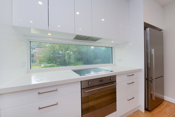 splashback around window